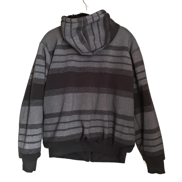 Original Deluxe Jacket Mens M Medium Zip Up Hooded - Picture 3 of 6